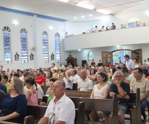 Missa em honra à Nossa Senhora de Lourdes