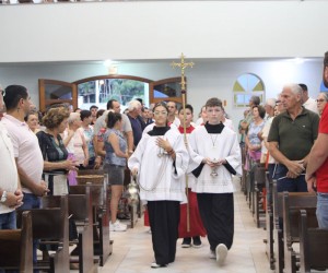 Missa em honra à Nossa Senhora de Lourdes