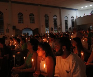 Missa em honra à Nossa Senhora de Lourdes