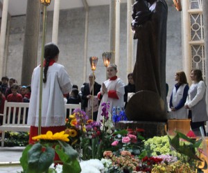 Paróquia São Luís Gonzaga prepara o Jardim de Nossa Senhora
