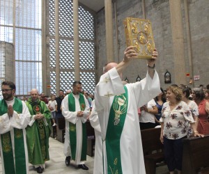 Missa de despedida do padre Diomar Romaniv