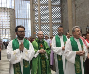 Missa de despedida do padre Diomar Romaniv