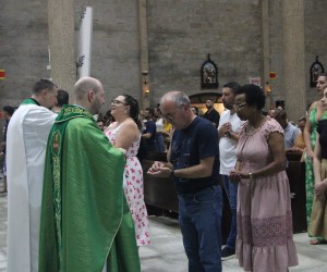 Missa de despedida do padre Diomar Romaniv