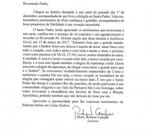 Papa Francisco recebe o livro do Jubileu