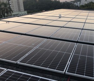 Paróquia inicia instalação do sistema de captação de energia solar 