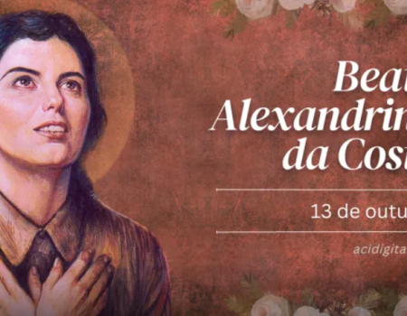 Hoje é celebrada a beata Alexandrina da Costa, que viveu a paixão de Cristo