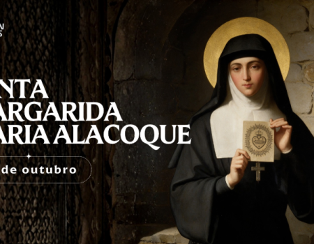 Hoje é celebrada santa Margarida Maria Alacoque, serva do Sagrado Coração de Jesus