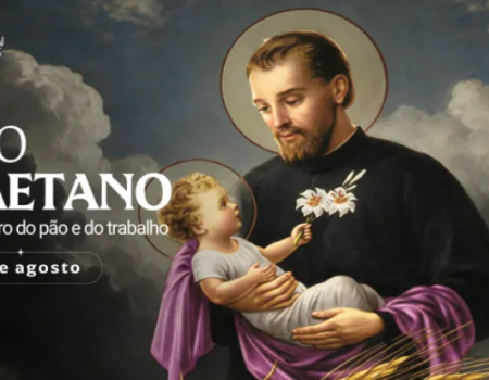 Hoje a Igreja celebra são Caetano, padroeiro do pão e do trabalho