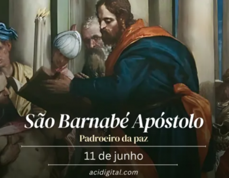 Hoje é celebrado são Barnabé Apóstolo, o Filho da Consolação