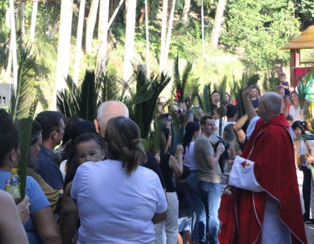 Paróquia São Luís Gonzaga inicia Semana Santa com celebração do Domingo de Ramos