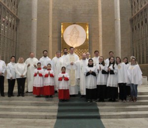 Paróquia São Luís Gonzaga celebra missa em honra ao padroeiro