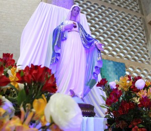 Missa celebra Imaculado Coração de Maria